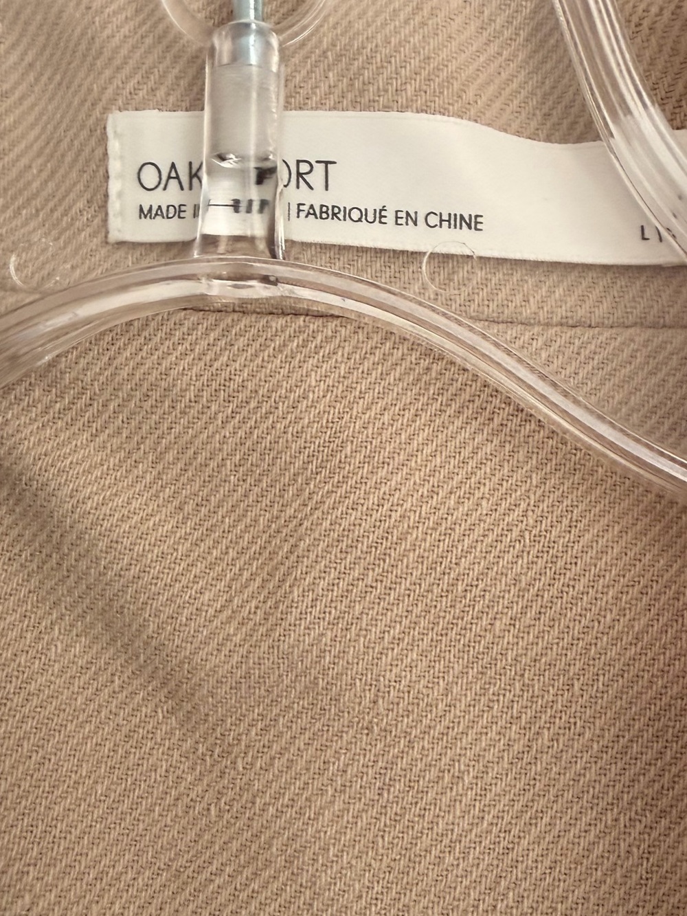 OAK + FORTCropped Boxy Jacket in Beige - Picture 3 of 3